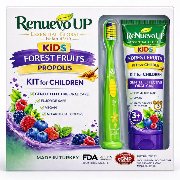 Picture of KIDS ORAL CARE KIT – FOREST FRUITS PROPOLIS (TOOTHPASTE + TOOTHBRUSH)