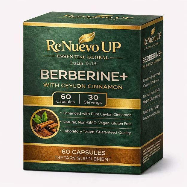 Picture of BERBERINE+ WITH CEYLON CINNAMON – METABOLIC SUPPORT FORMULA