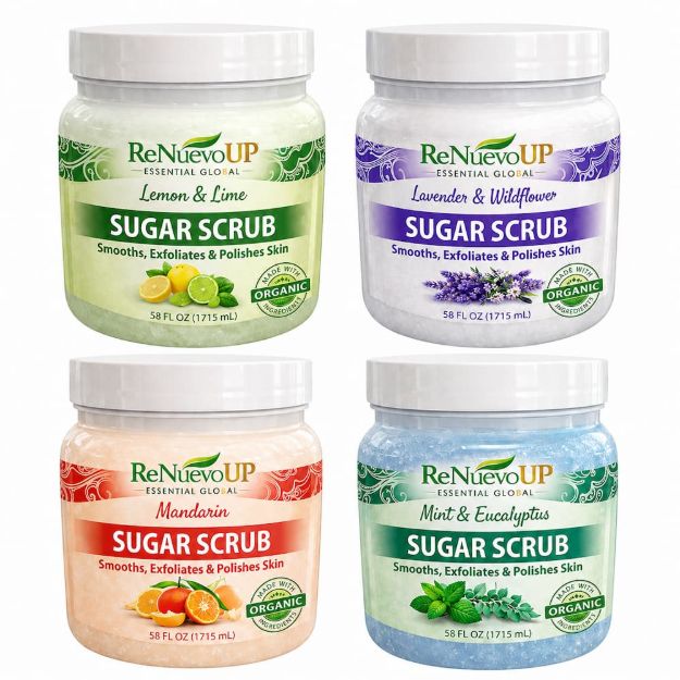Picture of EXFOLIATING SUGAR SCRUB – SMOOTH & HYDRATE SKIN (MULTI-FRAGRANCE)