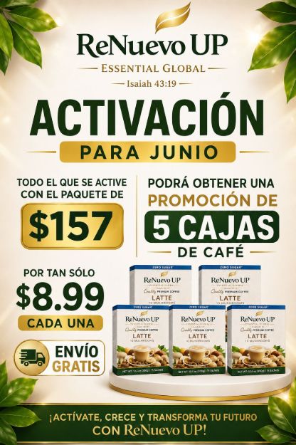 Imagen de 5 cajas de Café ReNuevo UP por solo $8.99
