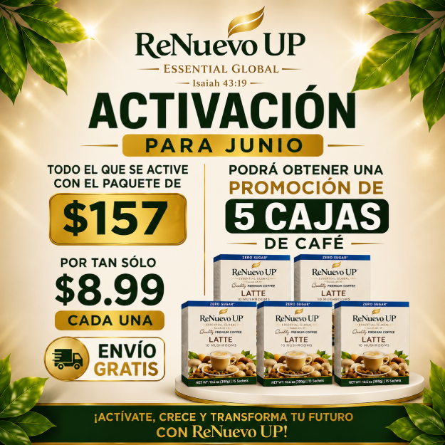 Picture of 5 boxes of ReNuevo UP Coffee for only $8.99 each