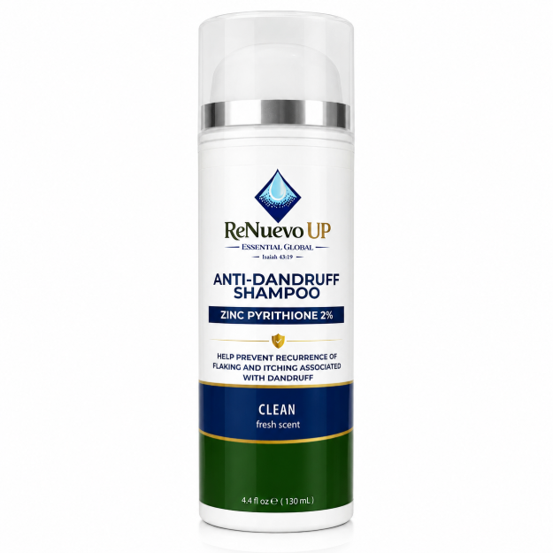 Picture of Today Only: ReNuevo UP Anti-Dandruff Shampoo with Zinc Pyrithione 2% – Clean Fresh Scent – 4.4 fl oz (130 mL) – Limited Promotion $5.99