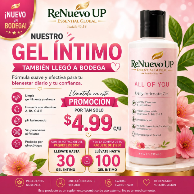 Picture of Premium ALL OF YOU DAILY INTIMATE GEL – PH BALANCED GENTLE CARE (PARABEN-FREE)
