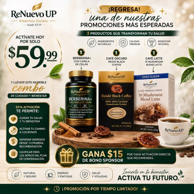 Picture of Activation Kit – Premium Coffee + Berberine+ | Only $59.99