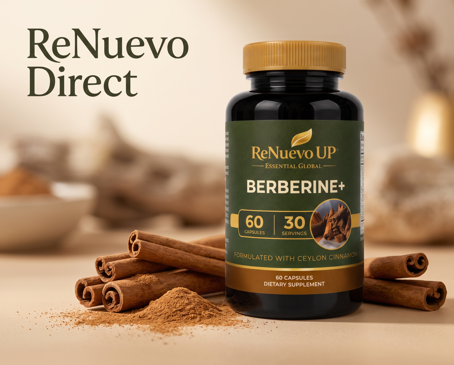 Picture for category BERBERINE+ WITH CEYLON CINNAMON – METABOLIC SUPPORT FORMULA