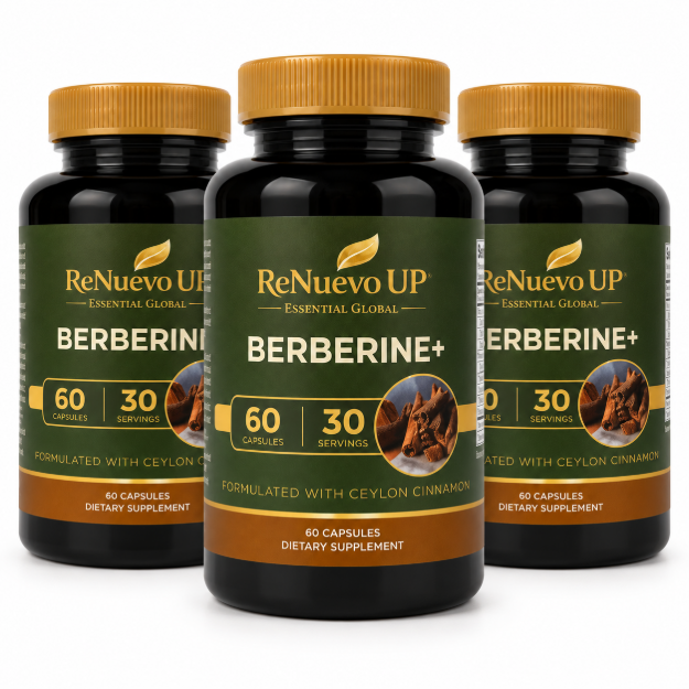 Picture of Berberine+ with Ceylon Cinnamon – Metabolic Support Formula | 3 Bottles