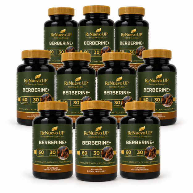 Picture of Berberine+ with Ceylon Cinnamon – Metabolic Support Formula | 10 Bottles
