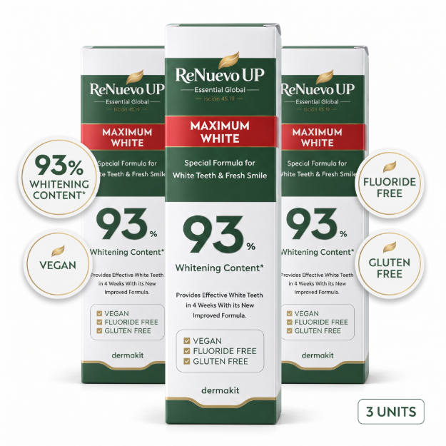 Imagen de MAXIMUM WHITE TOOTHPASTE – 3 TUBOS